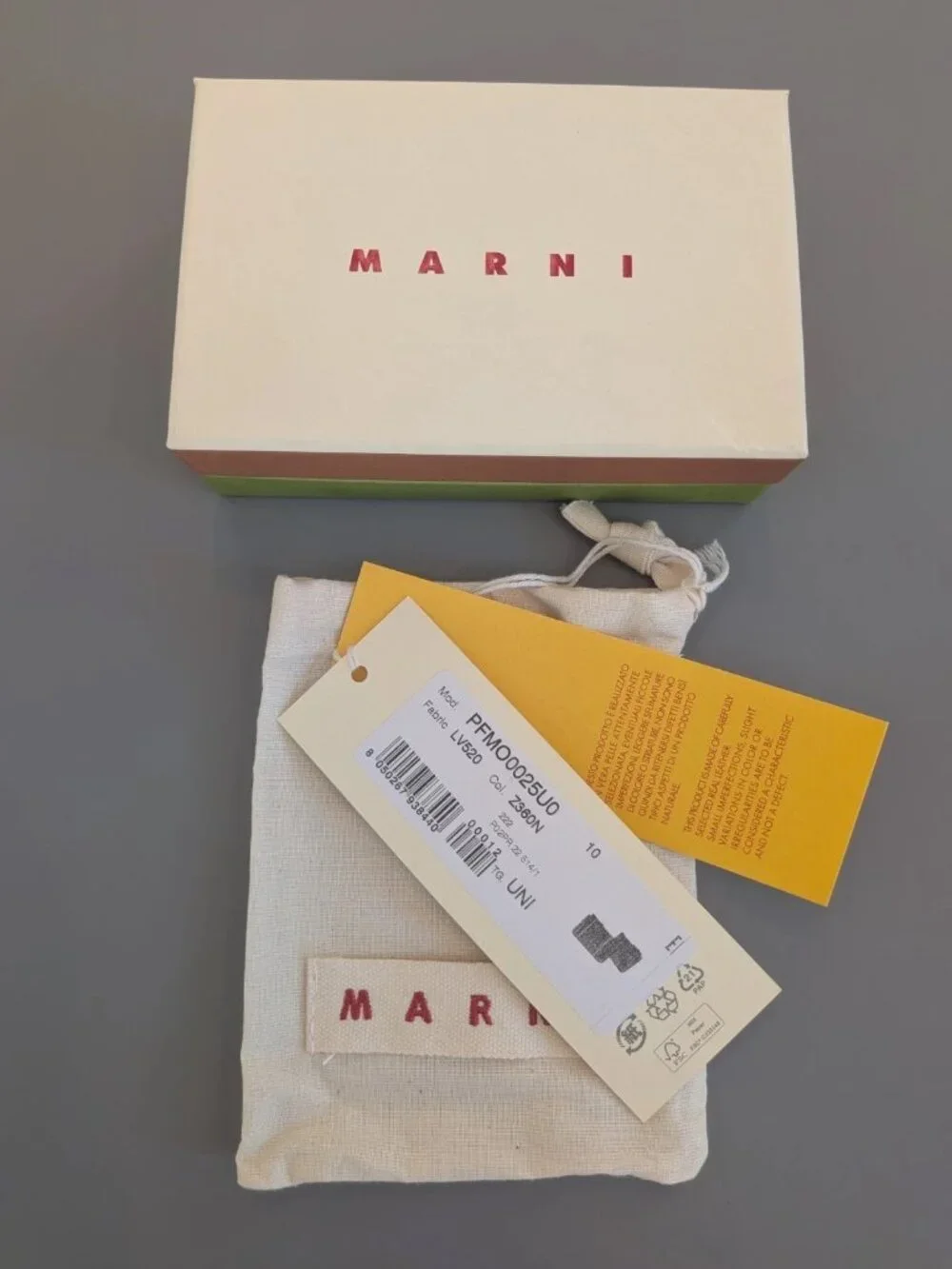Marni Saffiano Leather Zip Card Holder Black